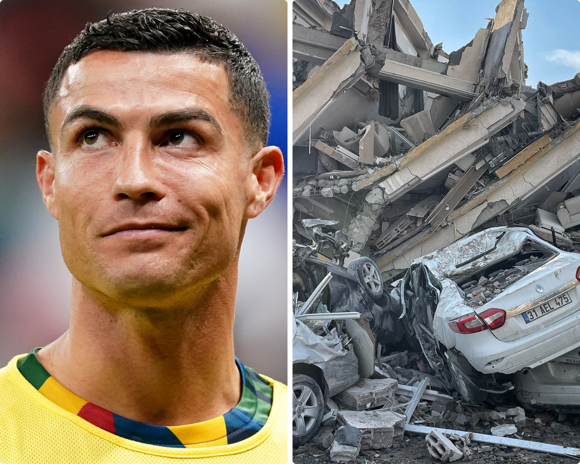 Cristiano Ronaldo Kirim Pesawat untuk Bantu Korban Bencana di Suriah