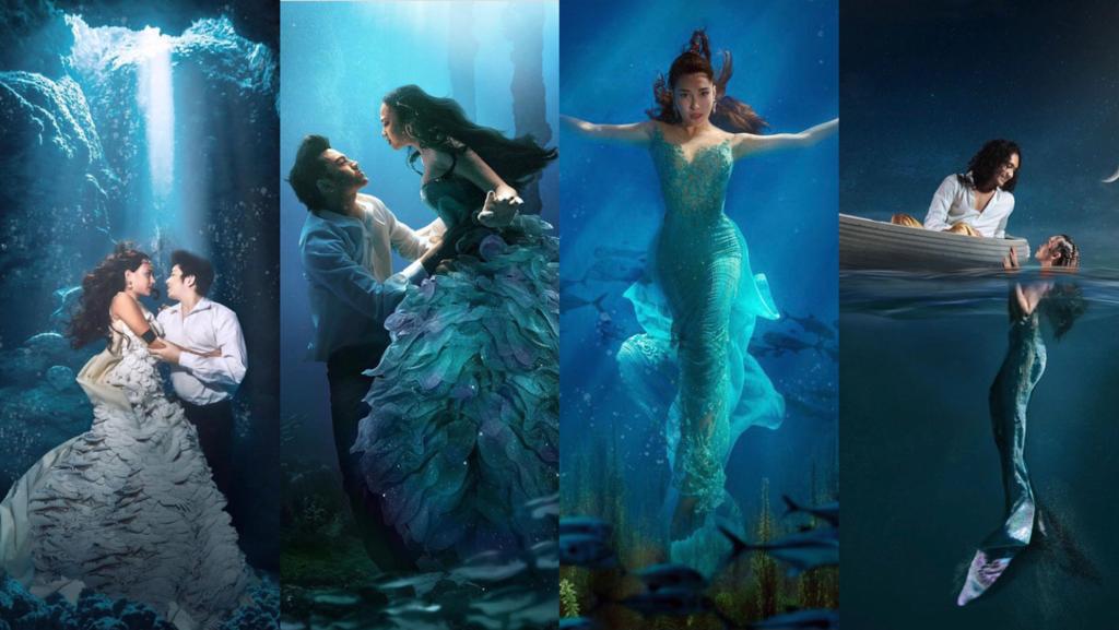 Rilis Film The Little Mermaid, Disney Indonesia Gelar Underwater Photoshoot Bareng Artis
