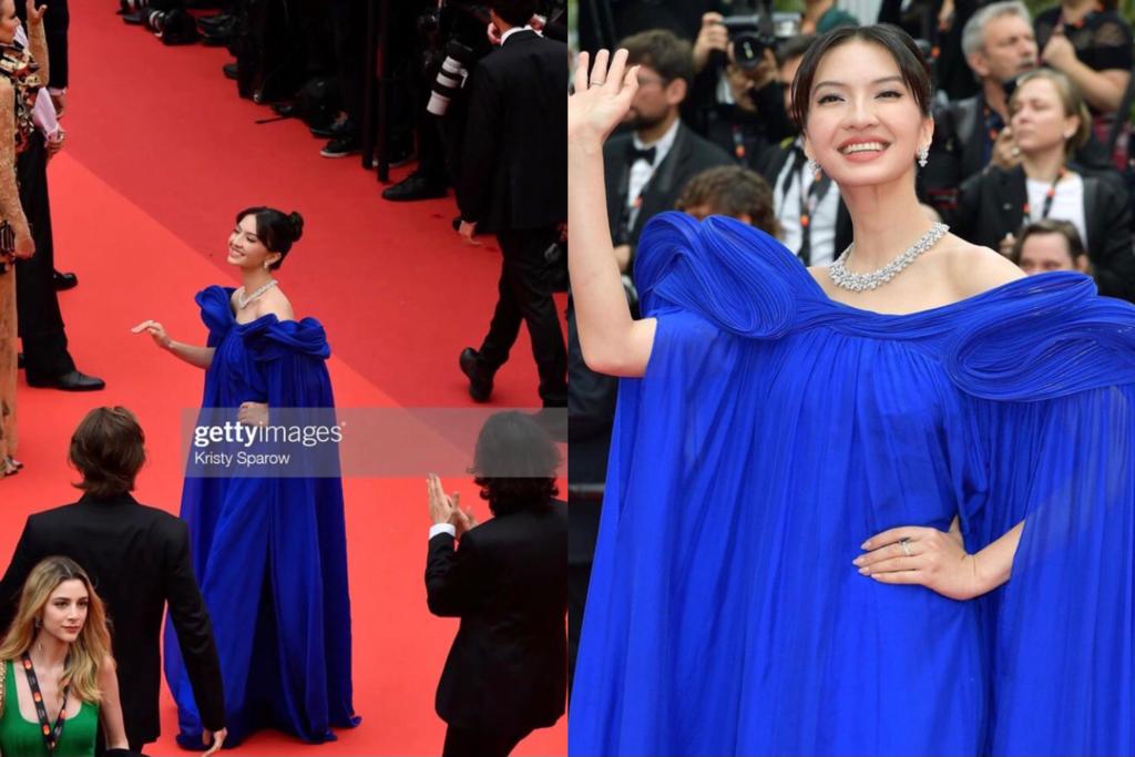 Raline Shah Curi Perhatian Dunia di Festival Film Cannes 2023