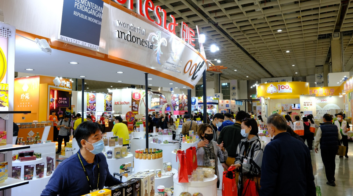 Produk Makanan dan Minuman Indonesia Cetak Transaksi Potensial 2,47 Juta USD di Taiwan
