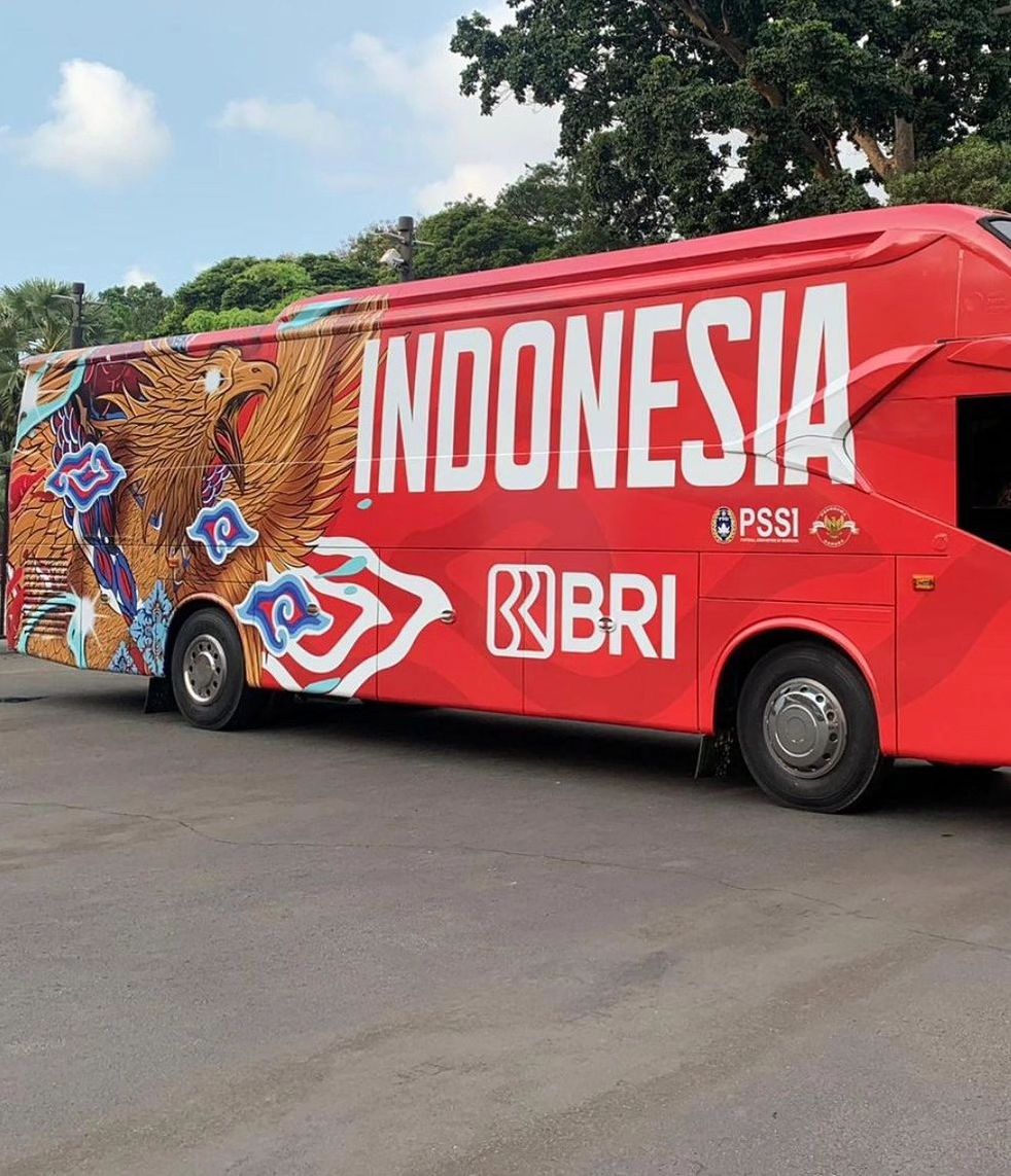Sehari Jelang Lawan Argentina, Timnas Indonesia Dapat Bus Anyar