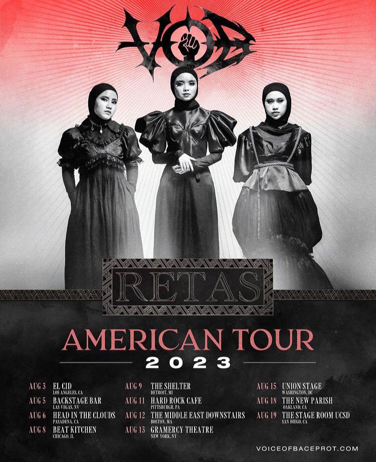Voice of Baceprot (VoB) Siap Menggebrak Amerika Serikat dalam Tur Konser "Retas: American Tour 2023"