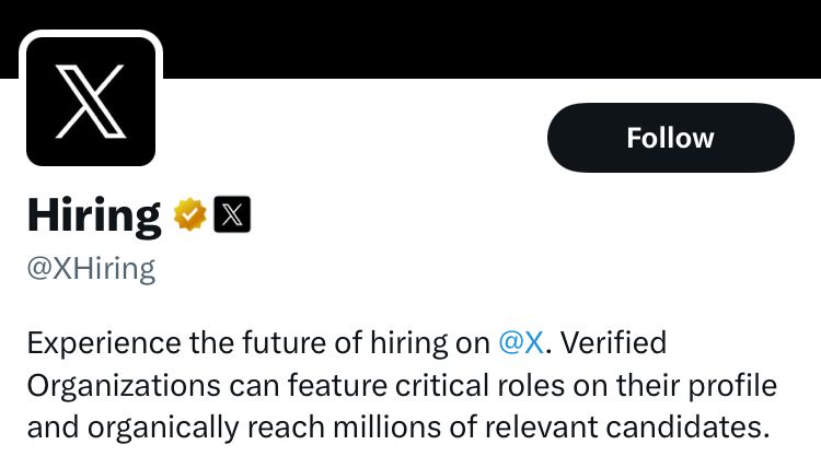 X Bakal Luncurkan X Hiring, Fitur Baru untuk Temukan Pekerjaan Lebih Mudah di Media Sosial